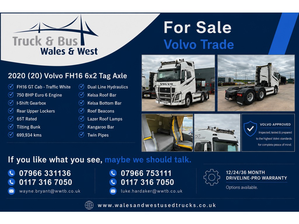 Volvo FH16 6x2 750 Tractor