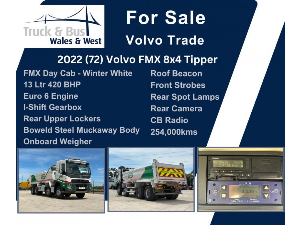Volvo FMX 8x4 420 Rigid